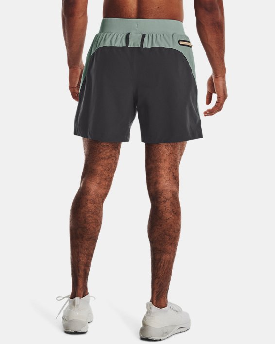 Men's UA Terrain Woven Shorts, Gray, pdpMainDesktop image number 1